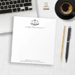 Bloc-note Minimaliste Moderne Lady Justice Échelle Avocat Dr<br><div class="desc">Ceci est un Notepad minimaliste moderne Lady Justice Scale Lawyer Law JD!</div>