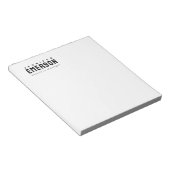 Bloc-note Minimaliste moderne professionnel plain (Incliné)