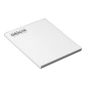 Bloc-note Minimaliste moderne professionnel plain (Incliné)