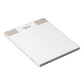 Bloc-note Minimaliste Moderne Professionnel Simple (Incliné)