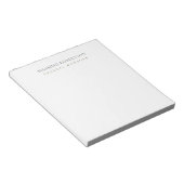 Bloc-note Minimaliste Moderne Simple (Incliné)