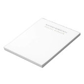 Bloc-note Minimaliste Moderne Simple (Tourné)