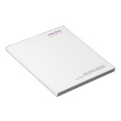 Bloc-note Minimaliste Moderne Simple Professionnel (Incliné)