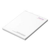 Bloc-note Minimaliste Moderne Simple Professionnel (Tourné)