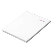Bloc-note Minimaliste Moderne Simple Professionnel (Tourné)
