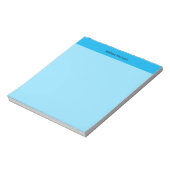 Bloc-note Minimaliste Professionnel Classique Bleu (Tourné)