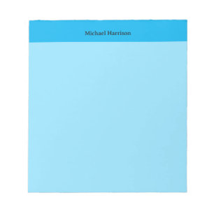 Bloc-note Minimaliste Professionnel Classique Bleu