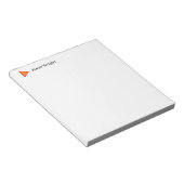 Bloc-note Minimaliste Professionnel Moderne Personnalisé (Incliné)