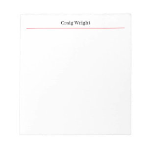 Bloc-note Minimaliste Professionnel Personnalisé Classique