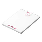 Bloc-note Minuscule coeur Rosaire (Tourné)