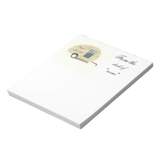 Bloc-note Minuscule remorque de voyage en lacets Thunder_Cov (Tourné)