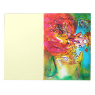 Bloc-note MIRANDOLINA / Masques de Carnaval vénitien