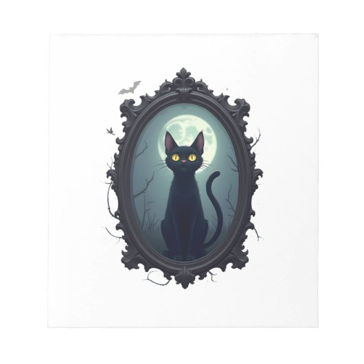 Bloc-note Miroir de chat hanté (Devant)