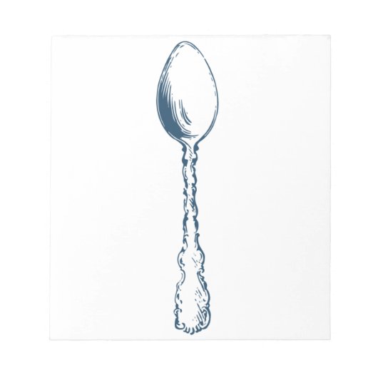 Bloc-note Miscellaneous - Blue Vintage: Spoon (Devant)