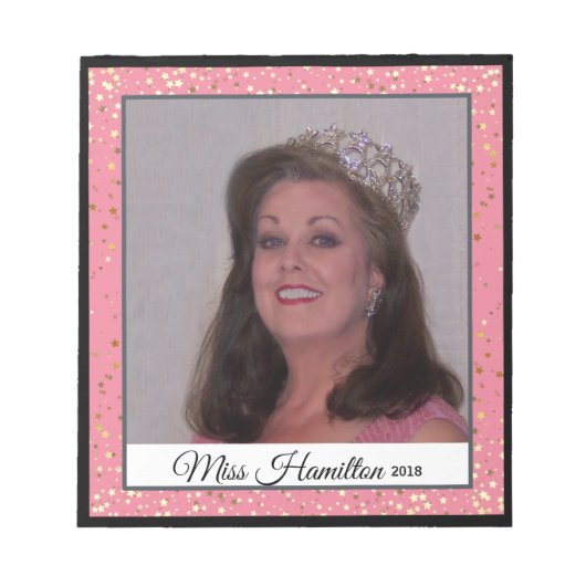 Bloc-note Miss America USA Rodeo Autograph Pad-Stardust (Devant)