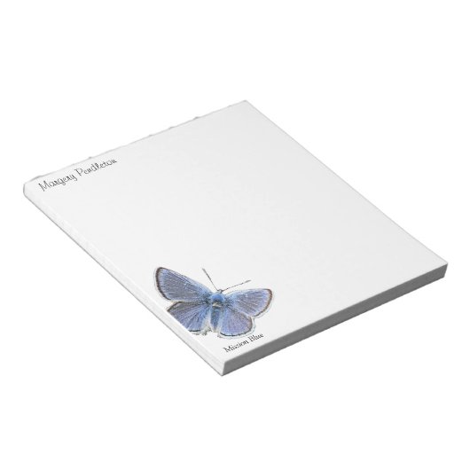 Bloc-note Mission Blue Butterfly Custom (Incliné)