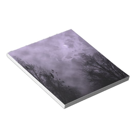 Bloc-note Mist pourpre ciel hanté (Incliné)