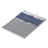 Bloc-note Misty Alaskan Sea dans les tons bleu (Tourné)