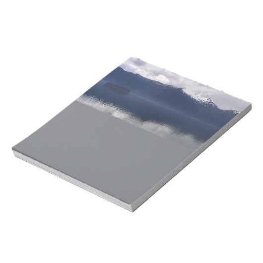 Bloc-note Misty Alaskan Sea dans les tons bleu (Tourné)