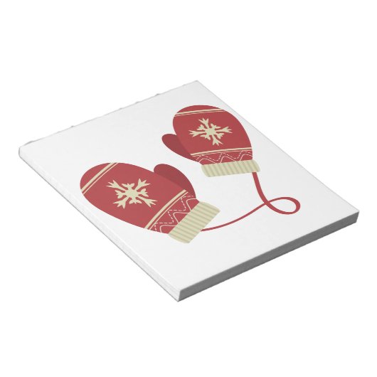 Bloc-note Mittens hiver (Incliné)