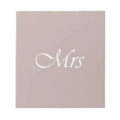 Bloc-note Mme (Devant)