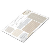 Bloc-note Mocha Dreamy Custom Weekly Organisation (Incliné)