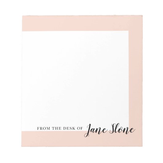 Bloc-note Mod Blush Border (Devant)