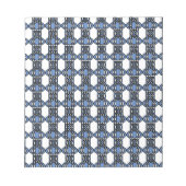 Bloc-note Mod Retro Blue Abstrait Scarab Motif (Devant)