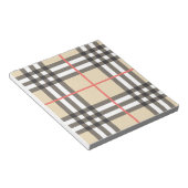 Bloc-note Mode géométrique écossaise motif (Incliné)
