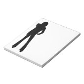 BLOC-NOTE MODE LADENDER SLENDER SILHOUETTE NOTE PAD (Tourné)