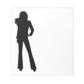 BLOC-NOTE MODE LADENDER SLENDER SILHOUETTE NOTE PAD (Devant)