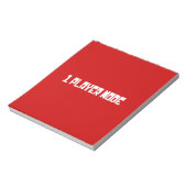 Bloc-note Mode Lecteur unique/un (Tourné)