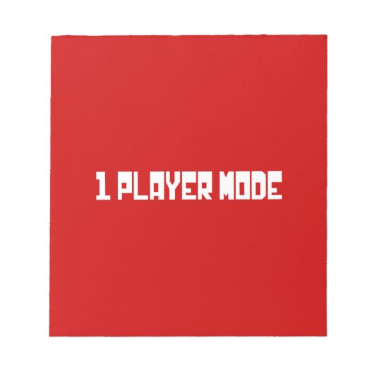 Bloc-note Mode Lecteur unique/un (Devant)