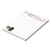 Bloc-note Modèle : Ce qui se passe à ...Reste à .... (Tourné)