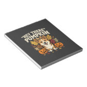 Bloc-note Modèle de Corgi Halloween Hey There Pumpkin (Incliné)