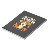 Bloc-note Modèle de Corgi Halloween Hey There Pumpkin (Tourné)