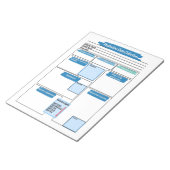 Bloc-note Modèle de médicaments pour étudiants en soins de s (Incliné)