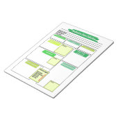 Bloc-note Modèle de médicaments pour étudiants en soins de s (Incliné)