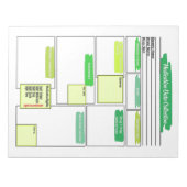 Bloc-note Modèle de médicaments pour étudiants en soins de s (Devant)