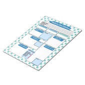 Bloc-note Modèle de médicaments pour étudiants en soins de s (Incliné)