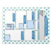 Bloc-note Modèle de médicaments pour étudiants en soins de s (Devant)