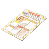 Bloc-note Modèle de médicaments pour étudiants en soins infi (Incliné)