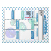 Bloc-note Modèle de médicaments pour étudiants en soins infi (Devant)