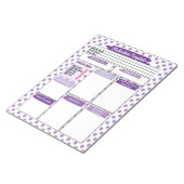 Bloc-note Modèle de médicaments pour étudiants en soins infi (Incliné)