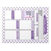 Bloc-note Modèle de médicaments pour étudiants en soins infi (Devant)