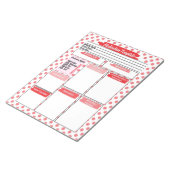 Bloc-note Modèle de médicaments pour étudiants en soins infi (Incliné)