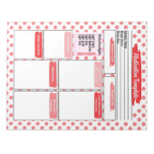 Bloc-note Modèle de médicaments pour étudiants en soins infi (Devant)