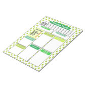 Bloc-note Modèle de médicaments pour les étudiants en soins  (Incliné)