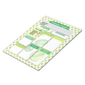 Bloc-note Modèle de médicaments pour les étudiants en soins  (Incliné)