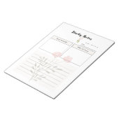 Bloc-note Modèle de planificateur d'étude quotidien ultime (Incliné)